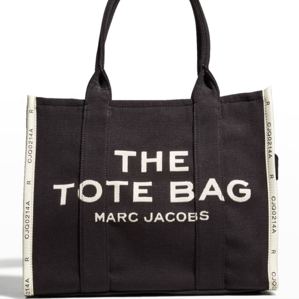 Auth Marc Jacobs LARGE Jacquard Travelers Tote